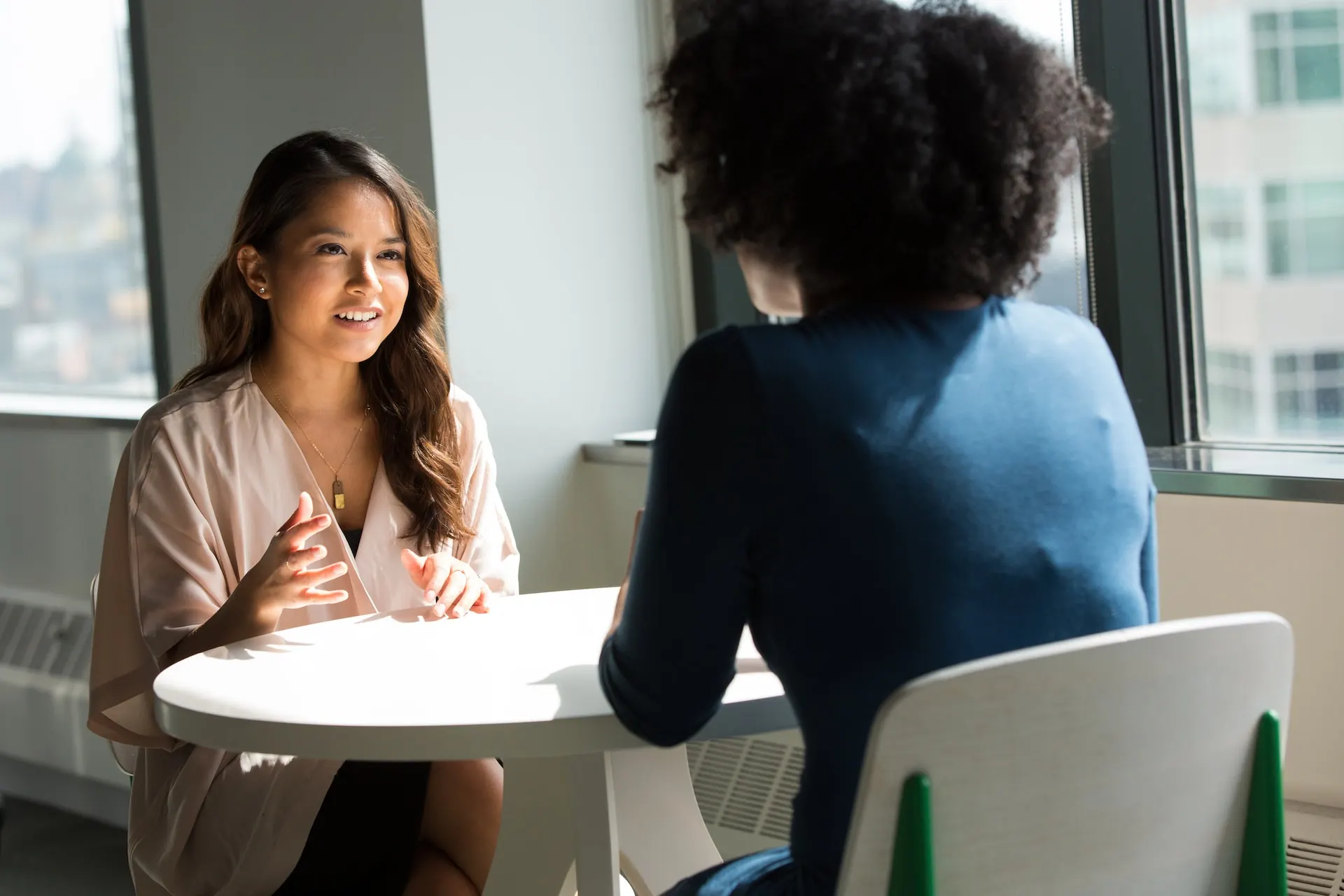 Compassionate therapy session